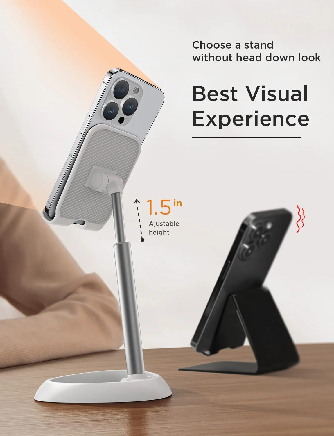 Lisen Cell Phone Stand for Desk - Image 5