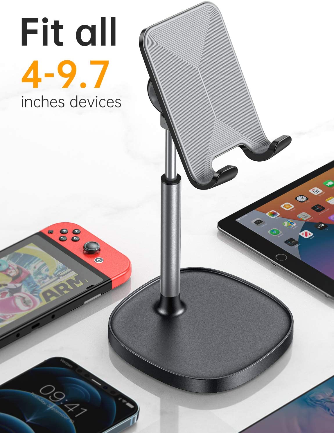Lisen Adjustable Cell Phone Stand for Desk - Image 4
