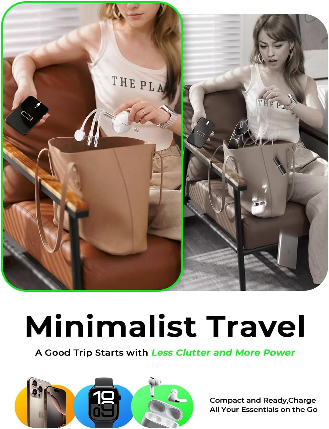 LISEN 3 in 1 Retractable USB C Cable - Image 7