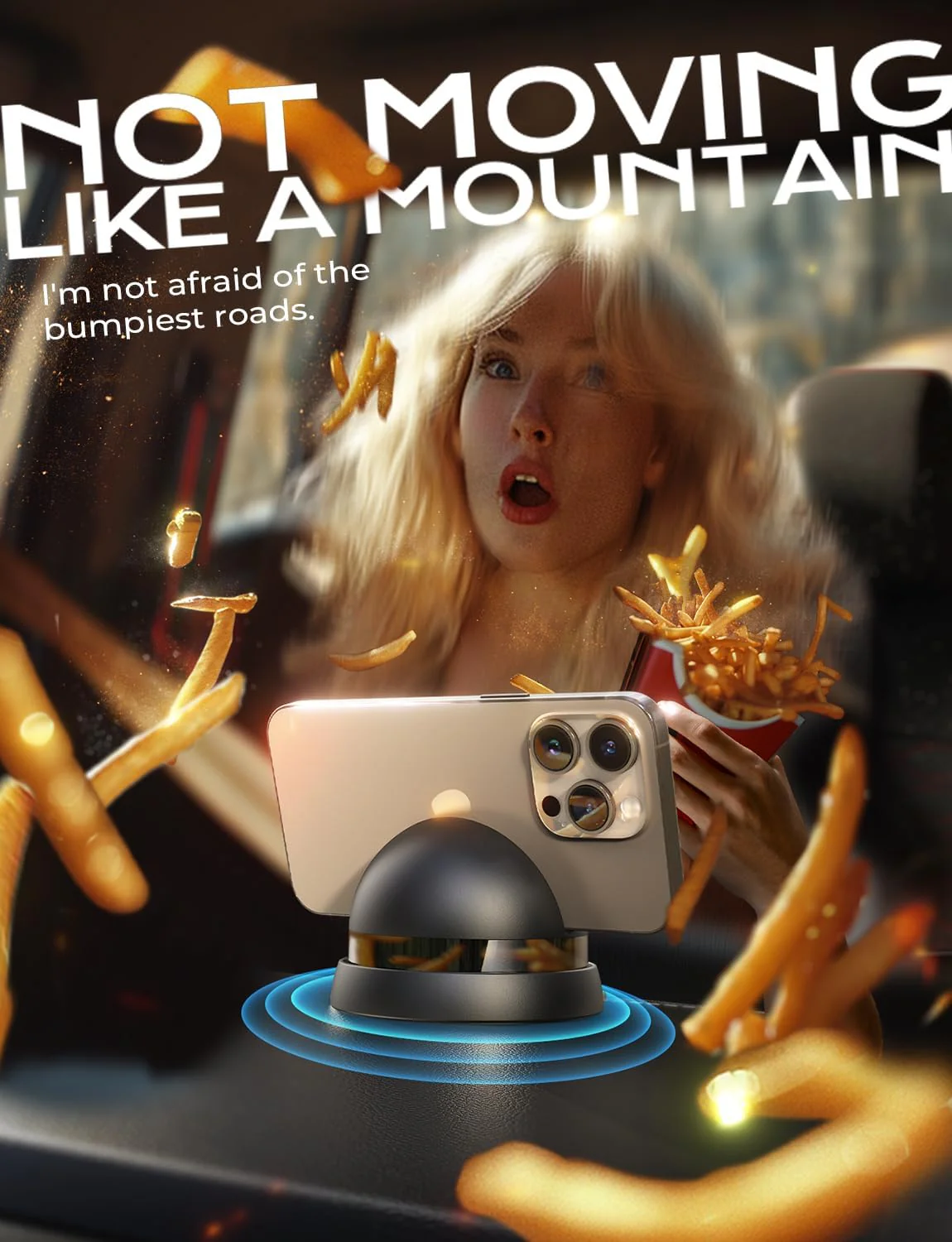 LISEN 360° Rotatable Dashboard Car Phone Holder - Image 7