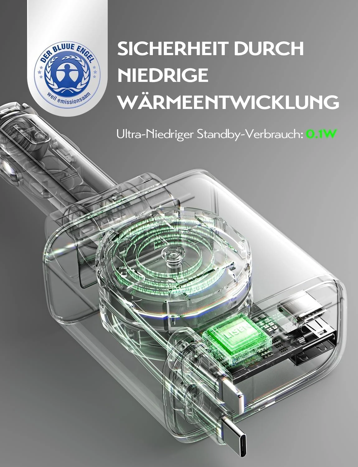 LISEN 4 in 1 Car Charger - Image 8