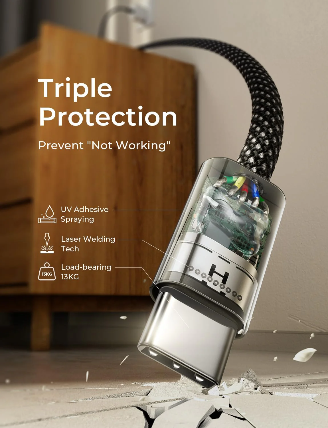 Lisen USB C to C Cable [60W, 5-Pack] - Image 6