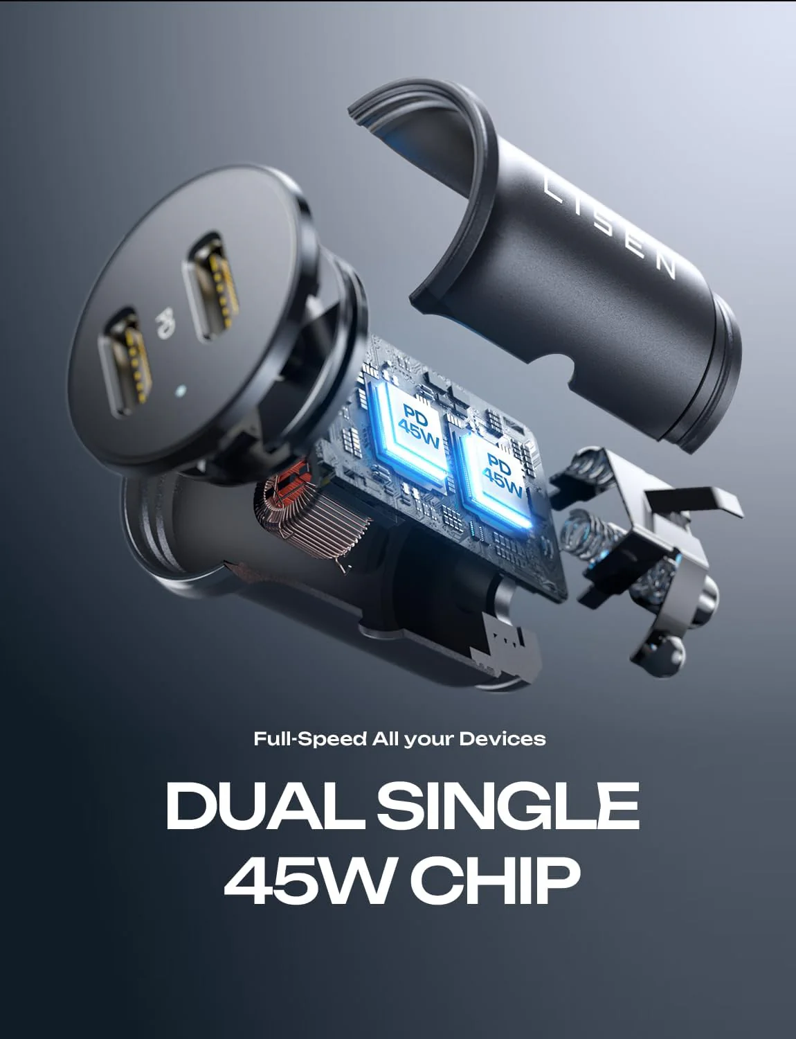 LISEN 90W USB C Cigarette Lighter - Image 6