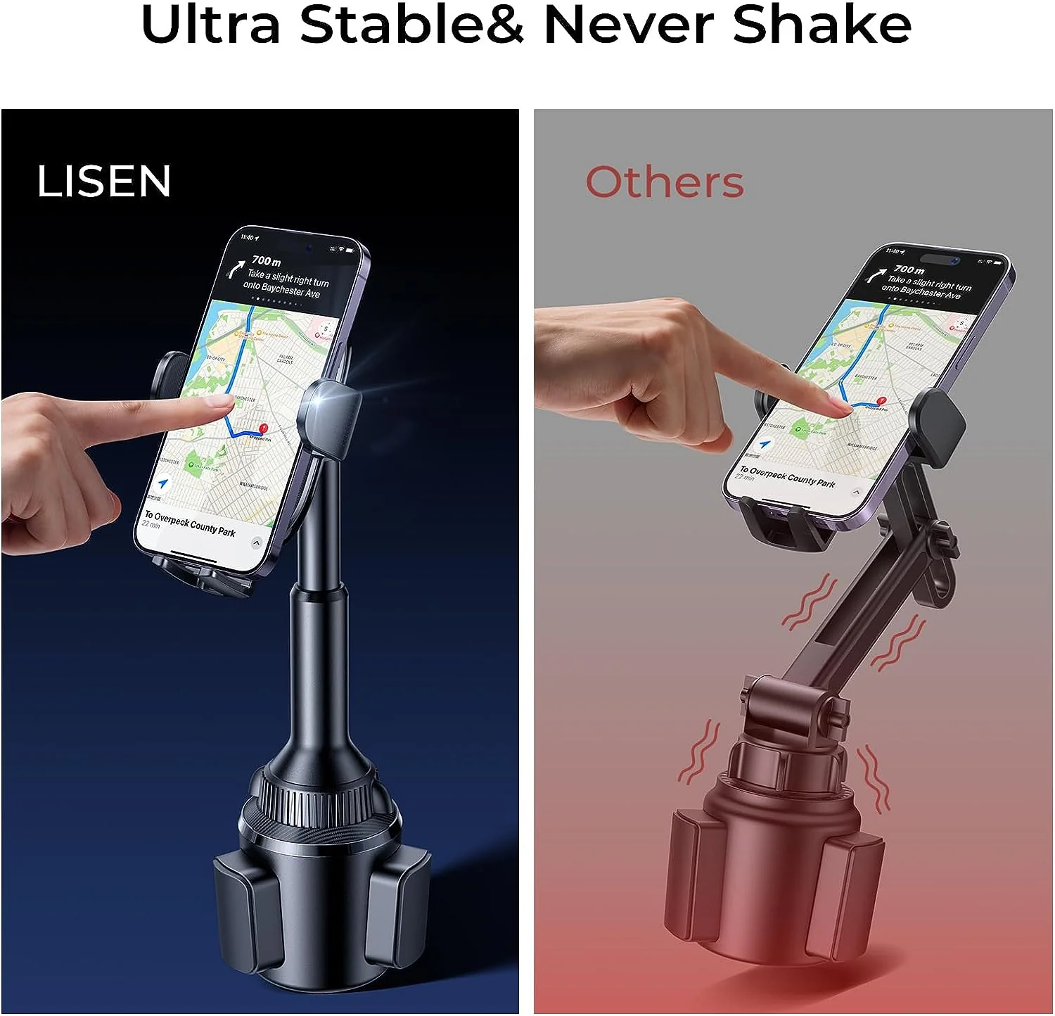 Lisen Cup Holder Phone Mount for Car - Image 3
