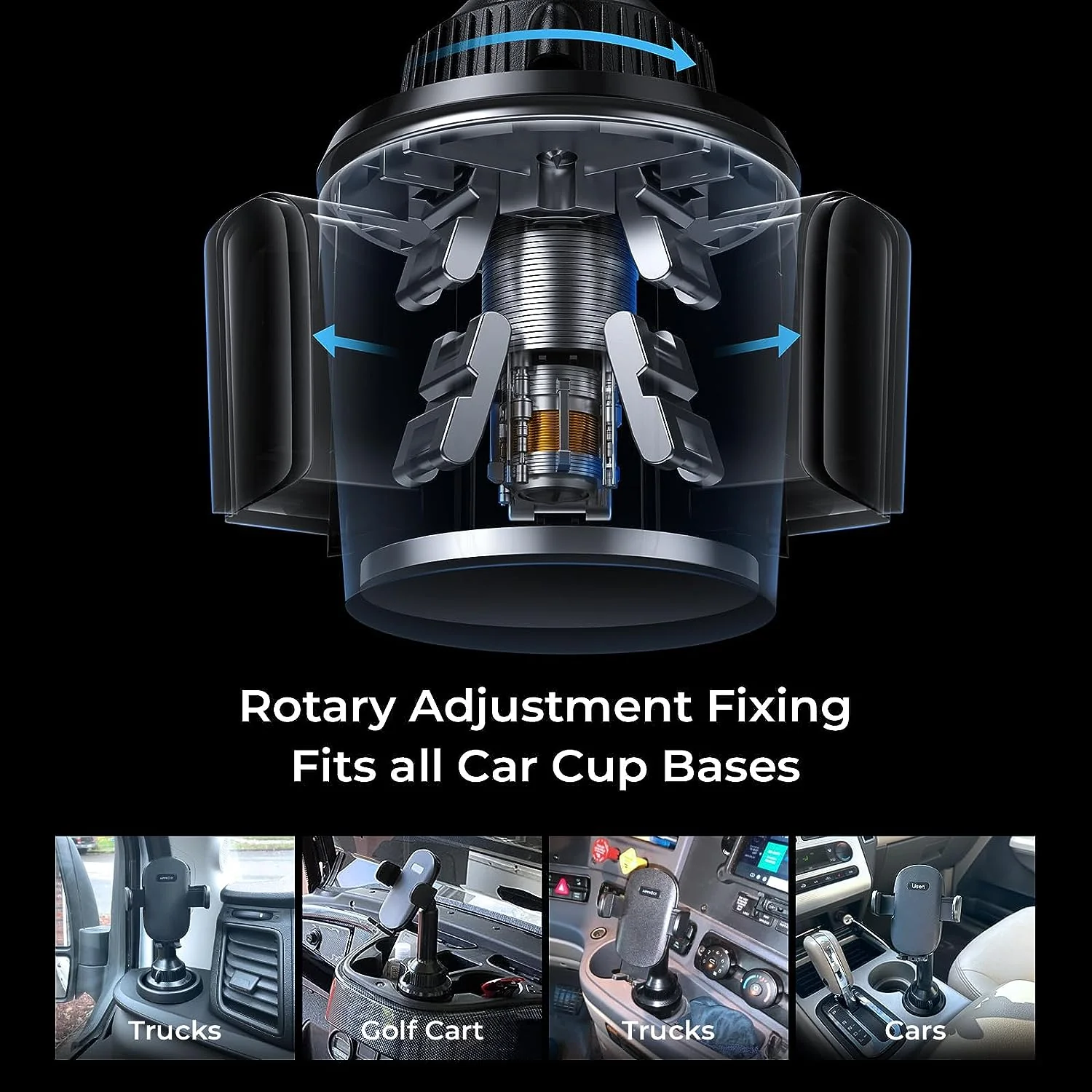 Lisen Cup Holder Phone Mount for Car - Image 5