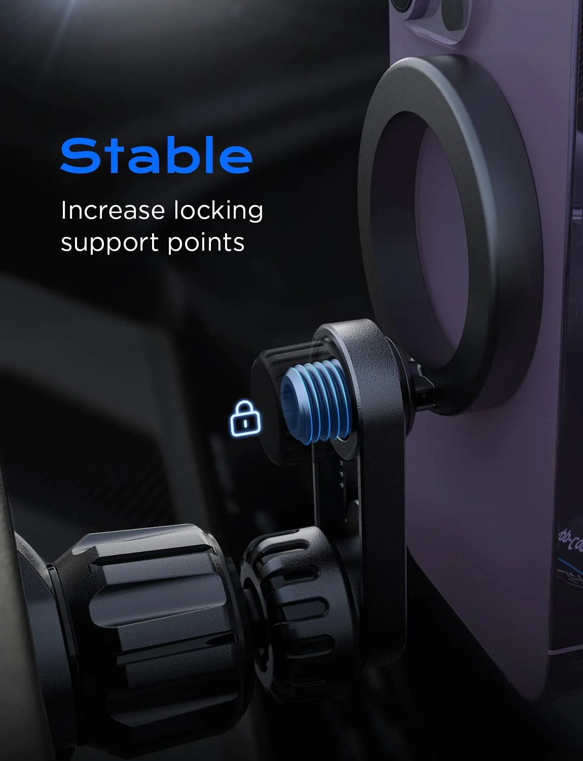 Lisen MagSafe Car Mount for iPhone - Image 7