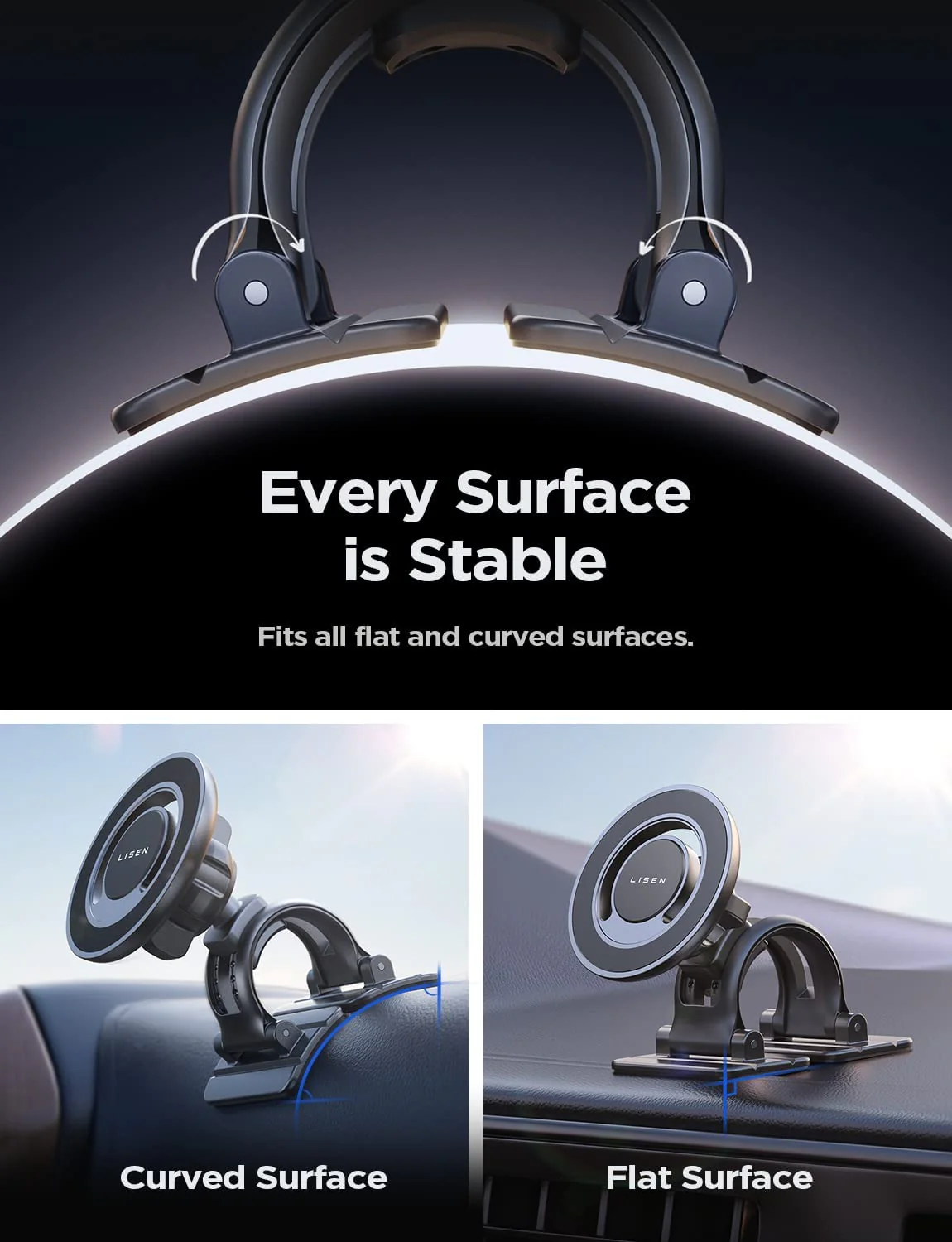 Lisen MagSafe Car Mount for iPhone - Image 3