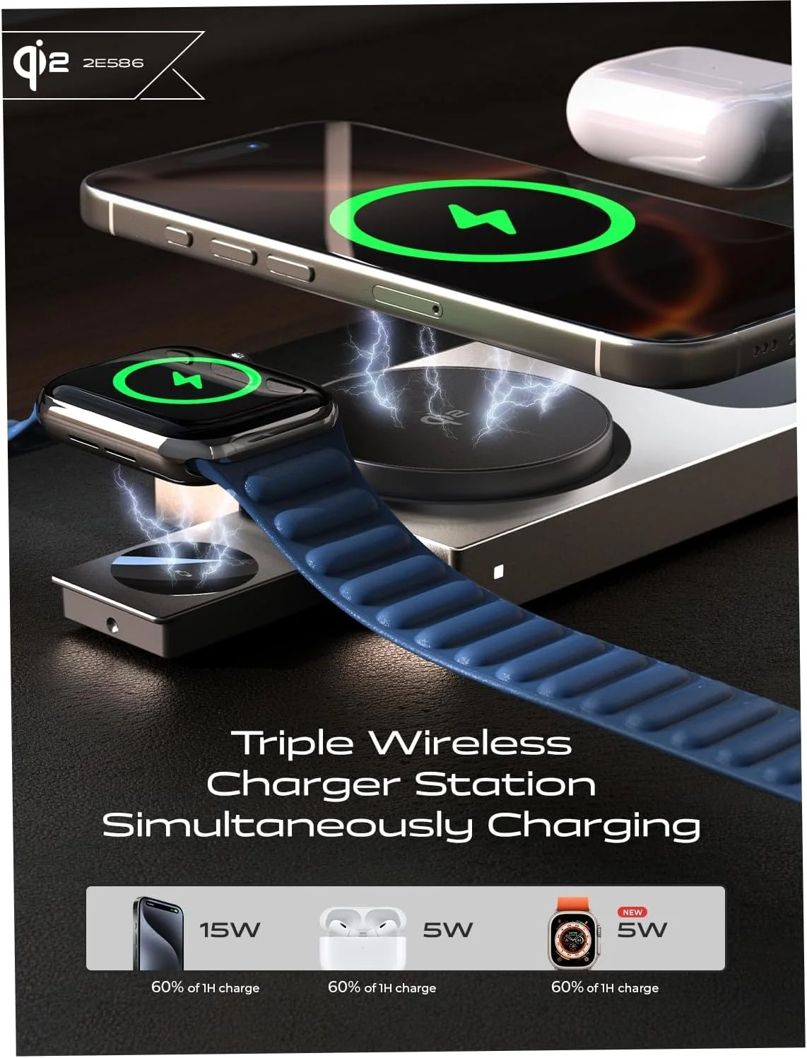 LISEN for iPhone 16 Charging Station Apple - Image 3