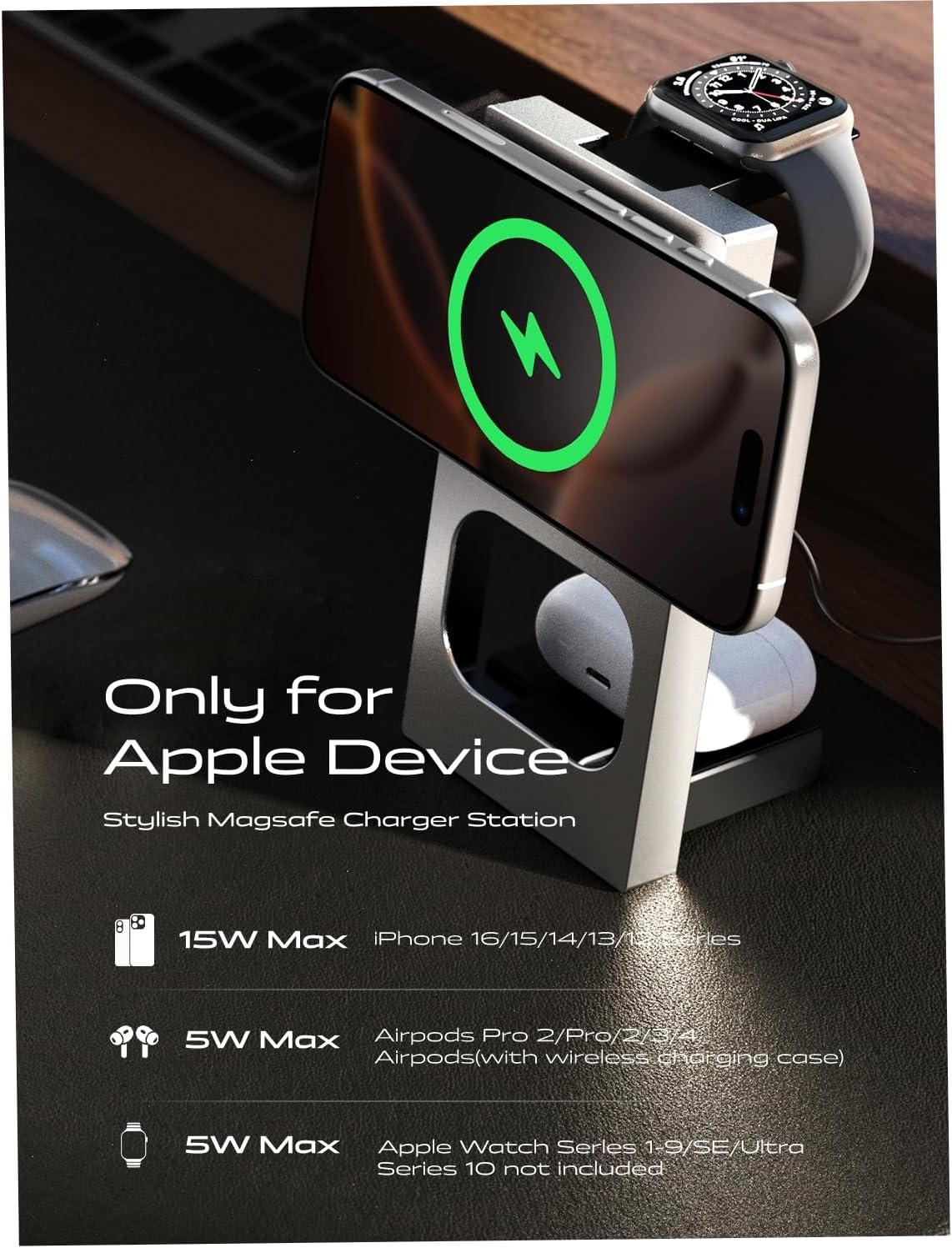 LISEN for iPhone 16 Charging Station Apple - Image 7