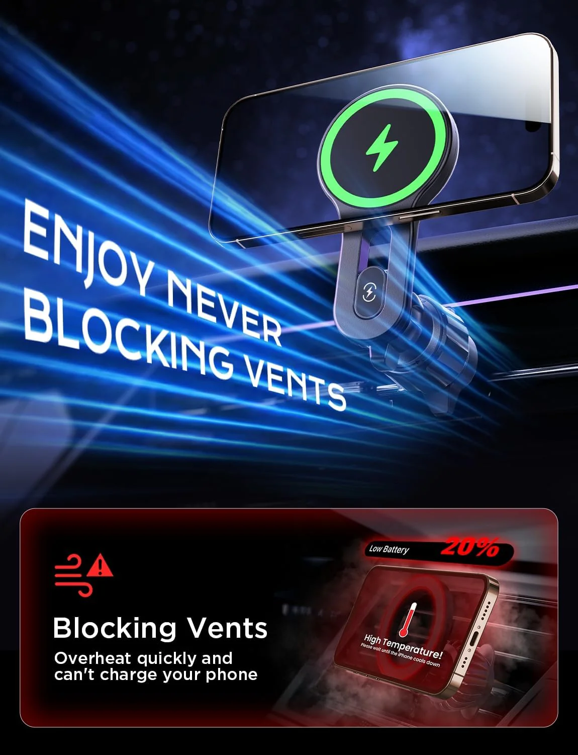 LISEN for MagSafe Car Mount Charger【15W Pro】 - Image 6