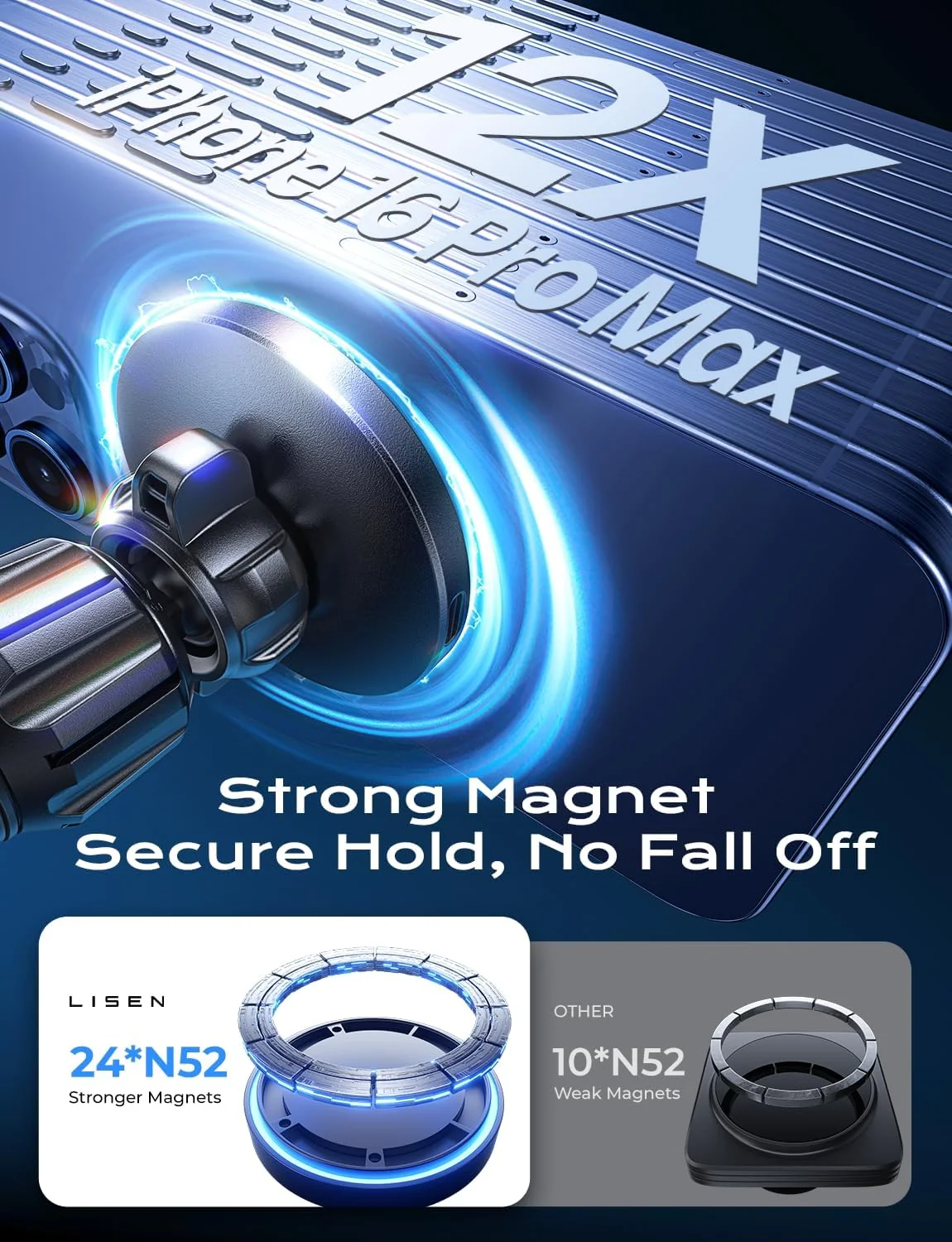 LISEN for MagSafe Car Mount Charger【15W】 - Image 5