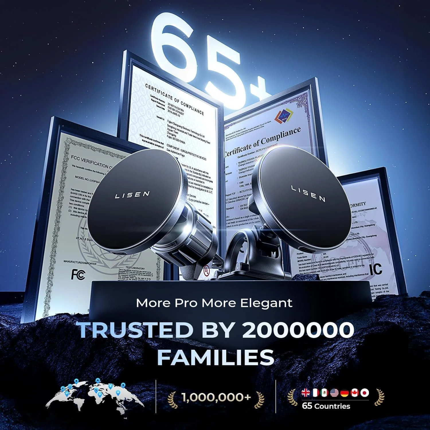 LISEN for MagSafe Car Mount Charger【15W】 - Image 6