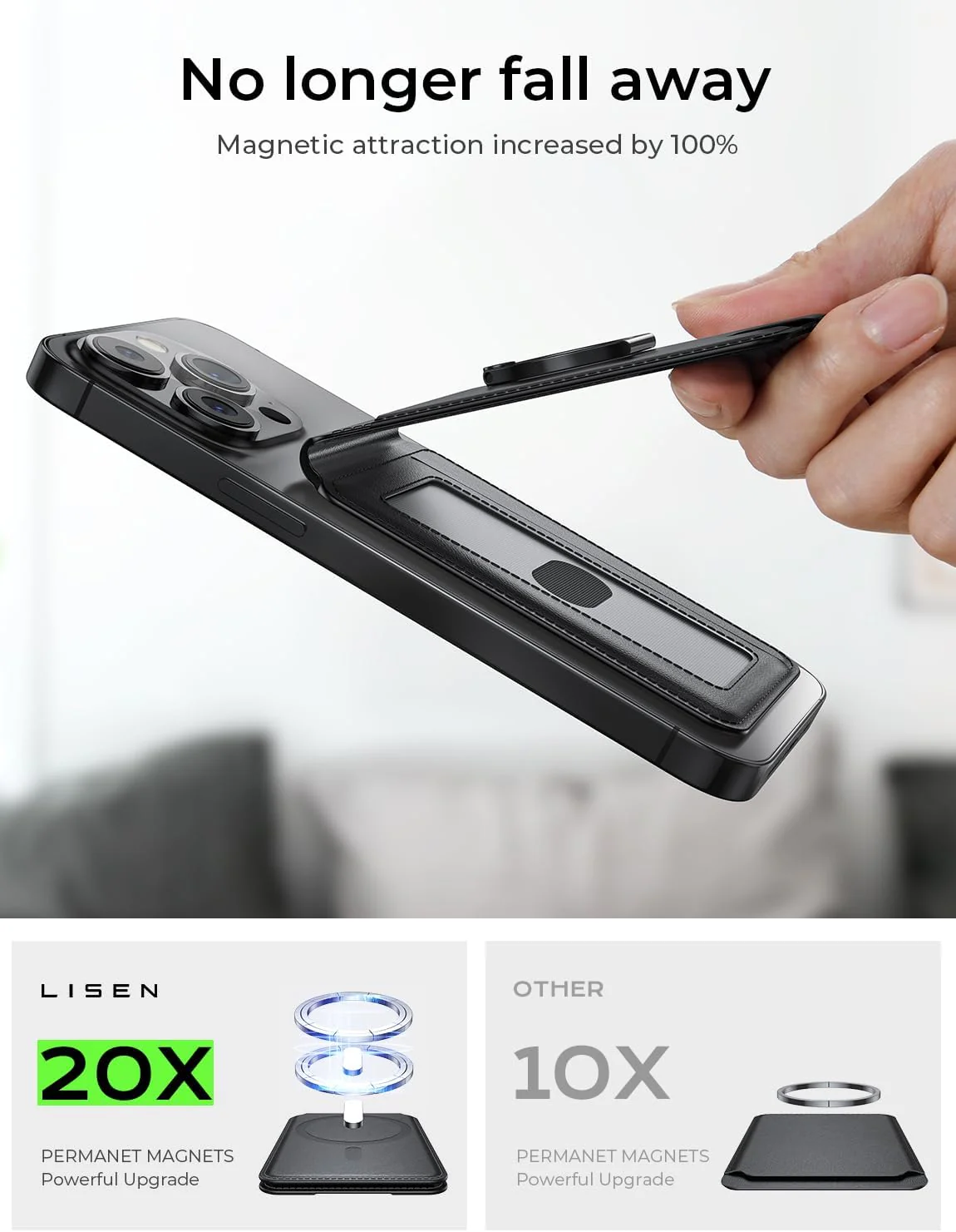 Lisen Magsafe Wallet Card Holder - Image 4