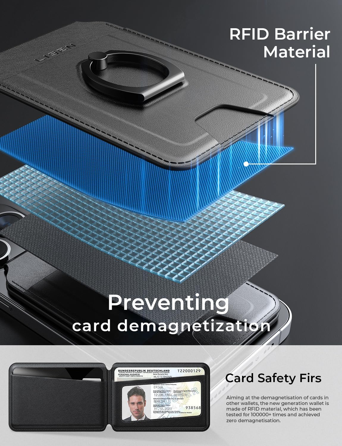 Lisen Magsafe Wallet Card Holder - Image 5