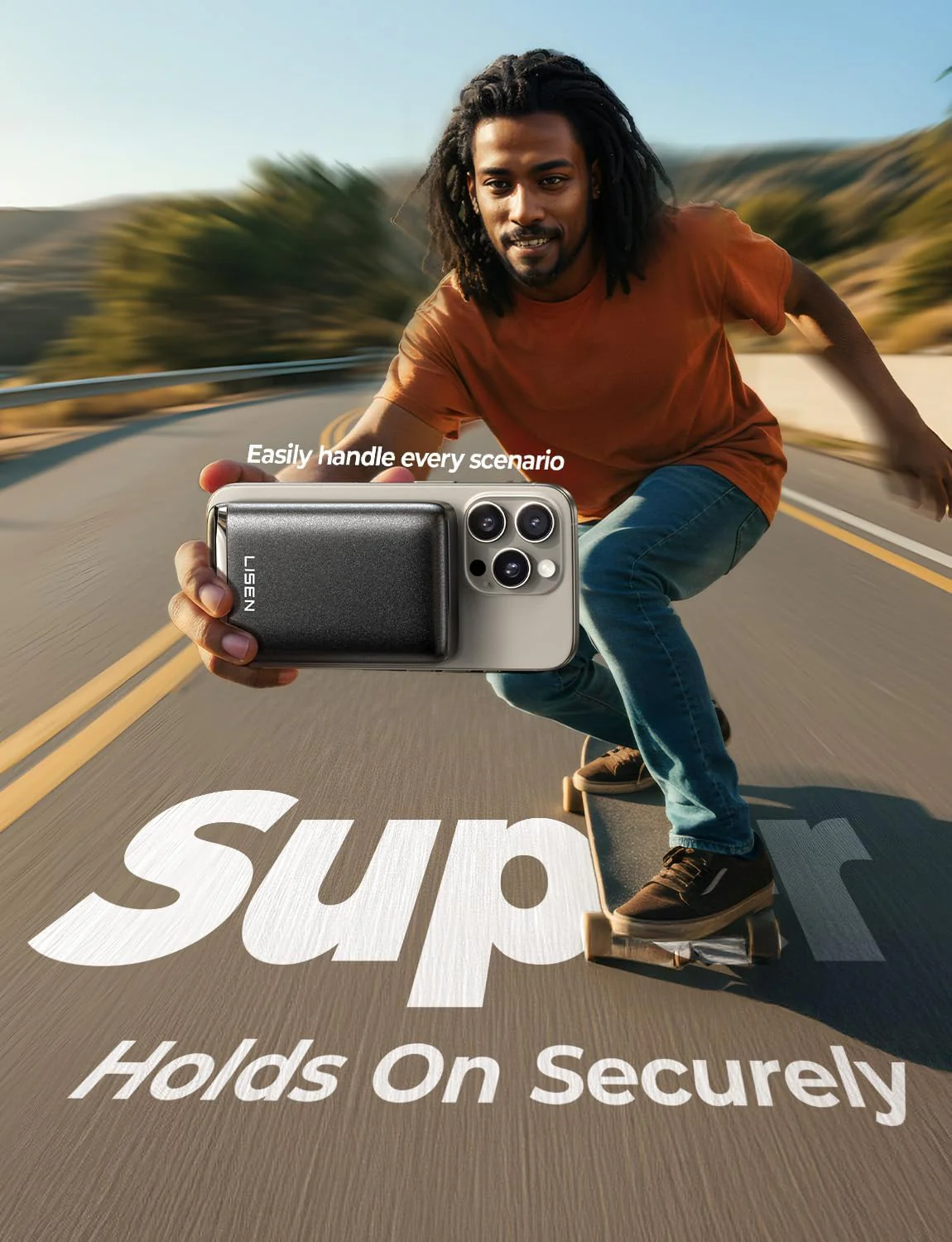 LISEN Qi2 Certified 15W Portable Charger Power Bank - Image 4