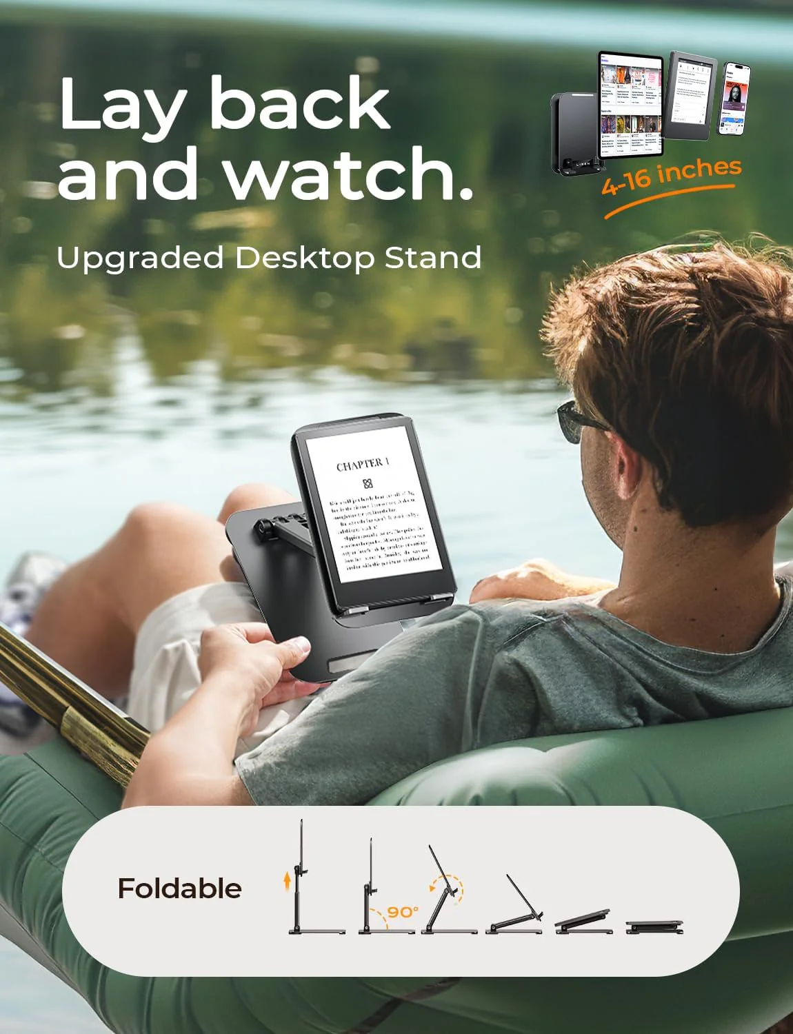 LISEN Tablet Stand for iPad Stand Holder Desk - Image 5