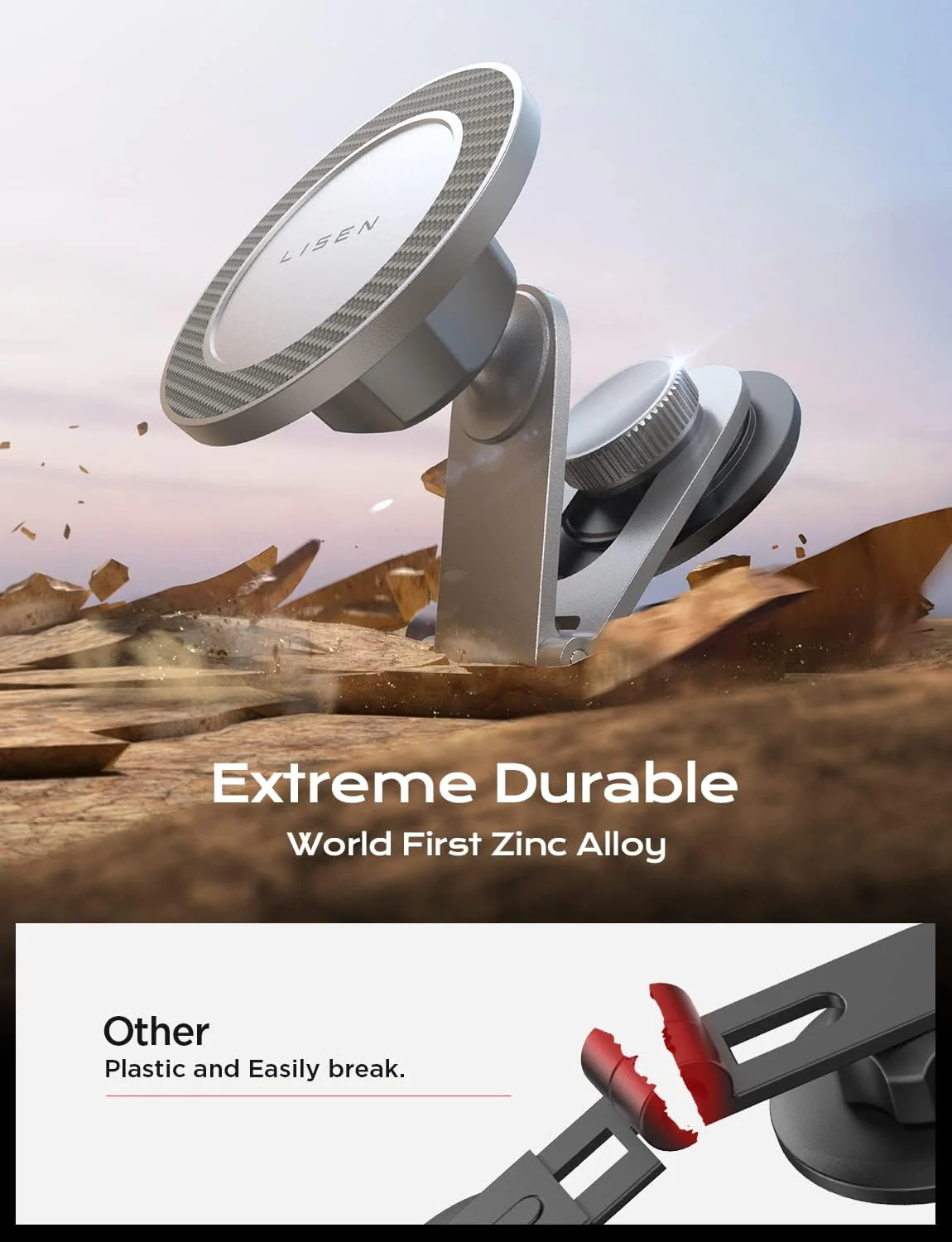 Lisen Tesla MagSafe Phone Mount Holder - Image 8