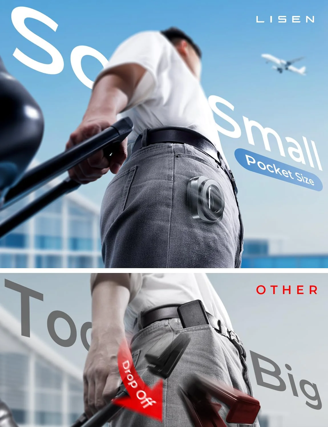 LISEN Universal Flight Airplane Phone Holder Mount for Magsafe - Image 7