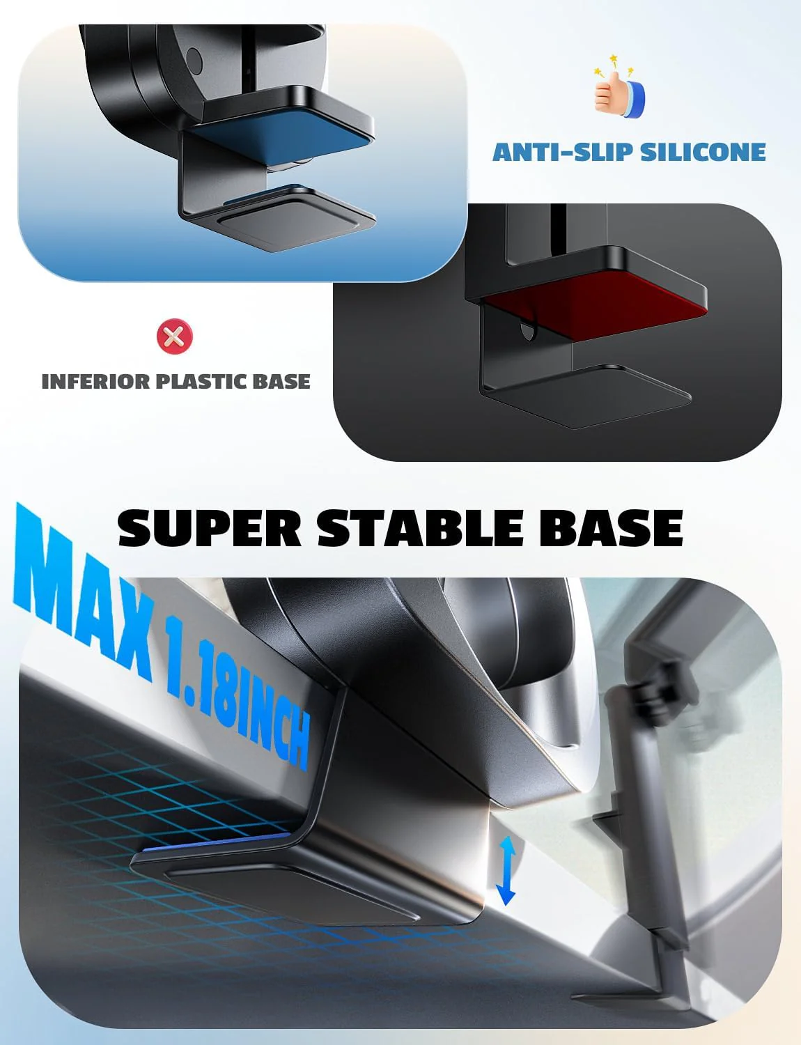 LISEN Universal Flight Airplane Phone Holder Mount for Magsafe - Image 8