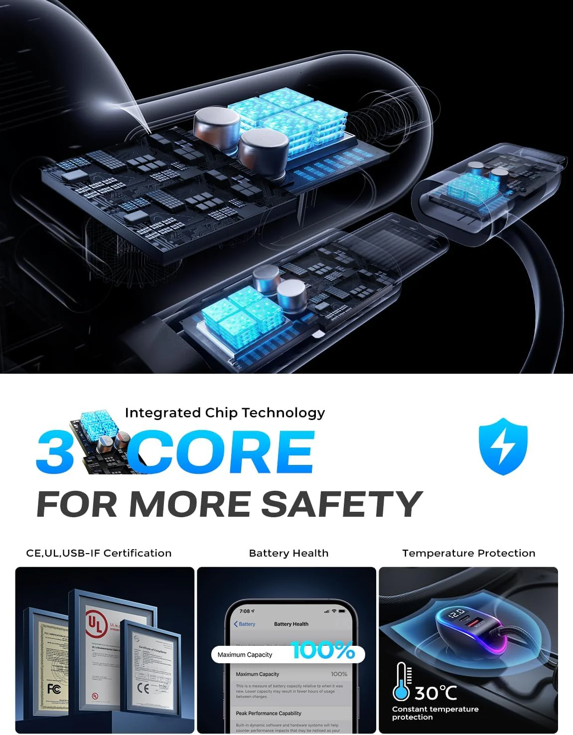 Lisen USB C&L Car Charger - Image 7