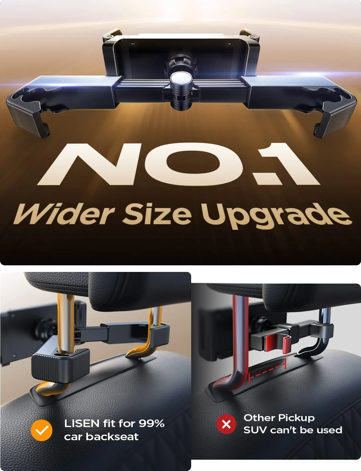 Lisen Tablet Mount Headrest - Image 6